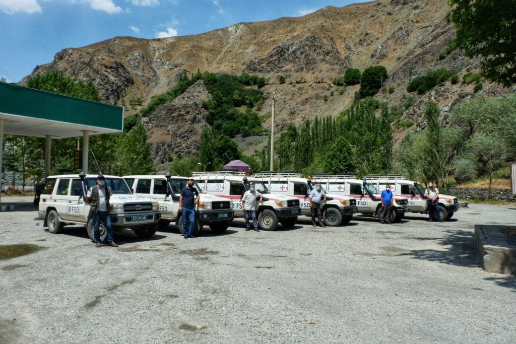 FSD team with cars