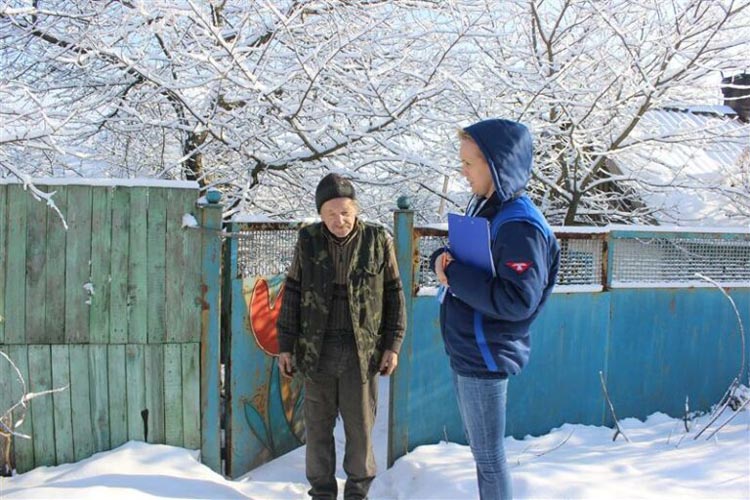 In Ukraine, winter arrives very early