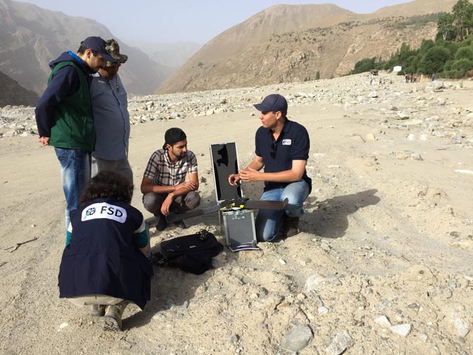 Drone trials in Tajikistan