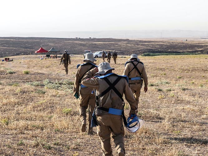 FSD team completes demining of a field