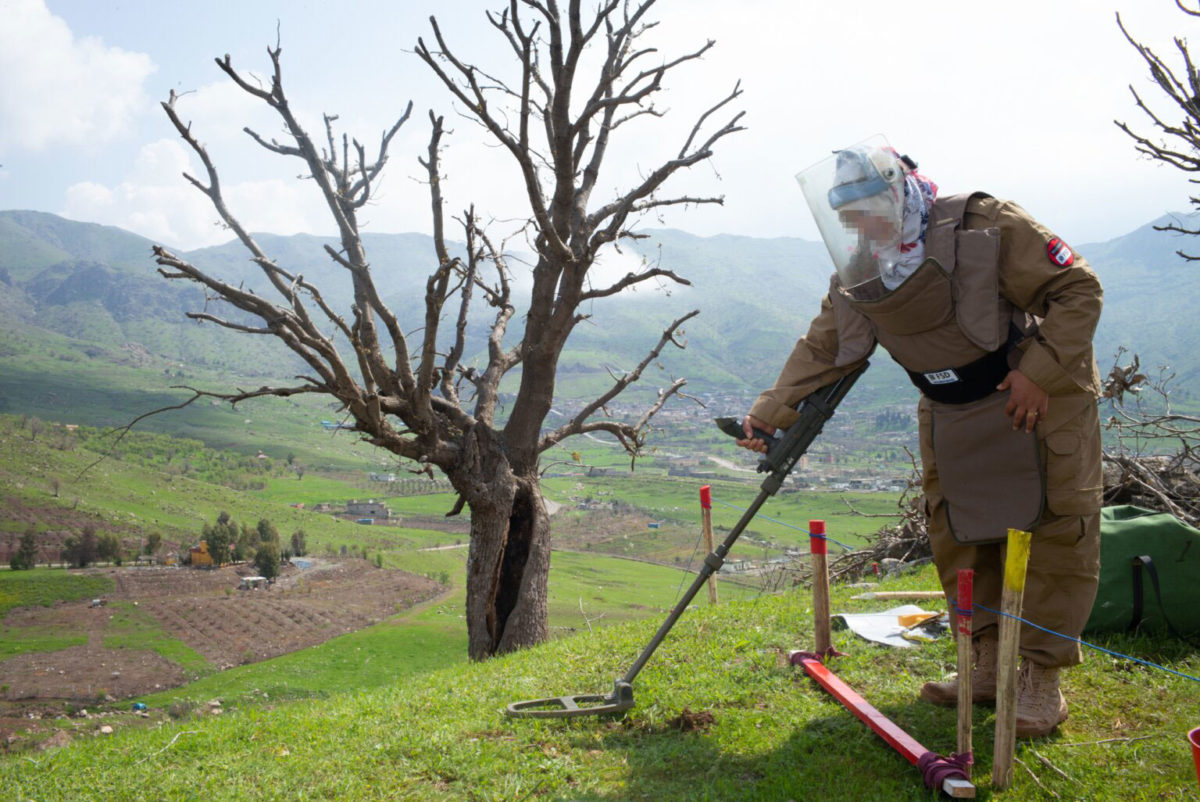 Demining: women make their mark