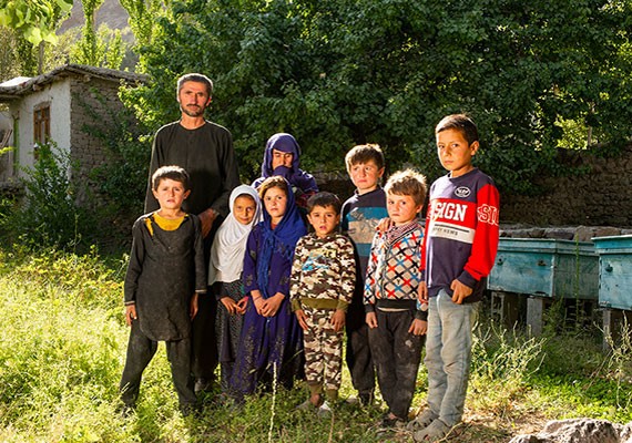 family in Afghanistan