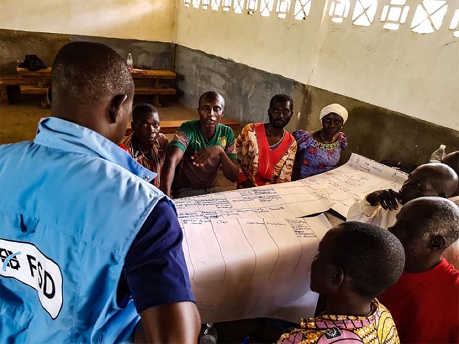 Infrastruktur für Frieden in Bangui und Bouar