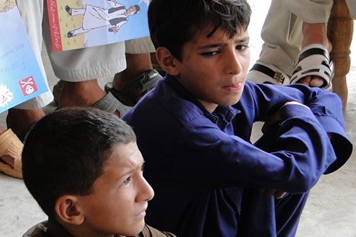 Explosive ordnance risk education in Pakistan. Explosive ordnance risk education in Pakistan.