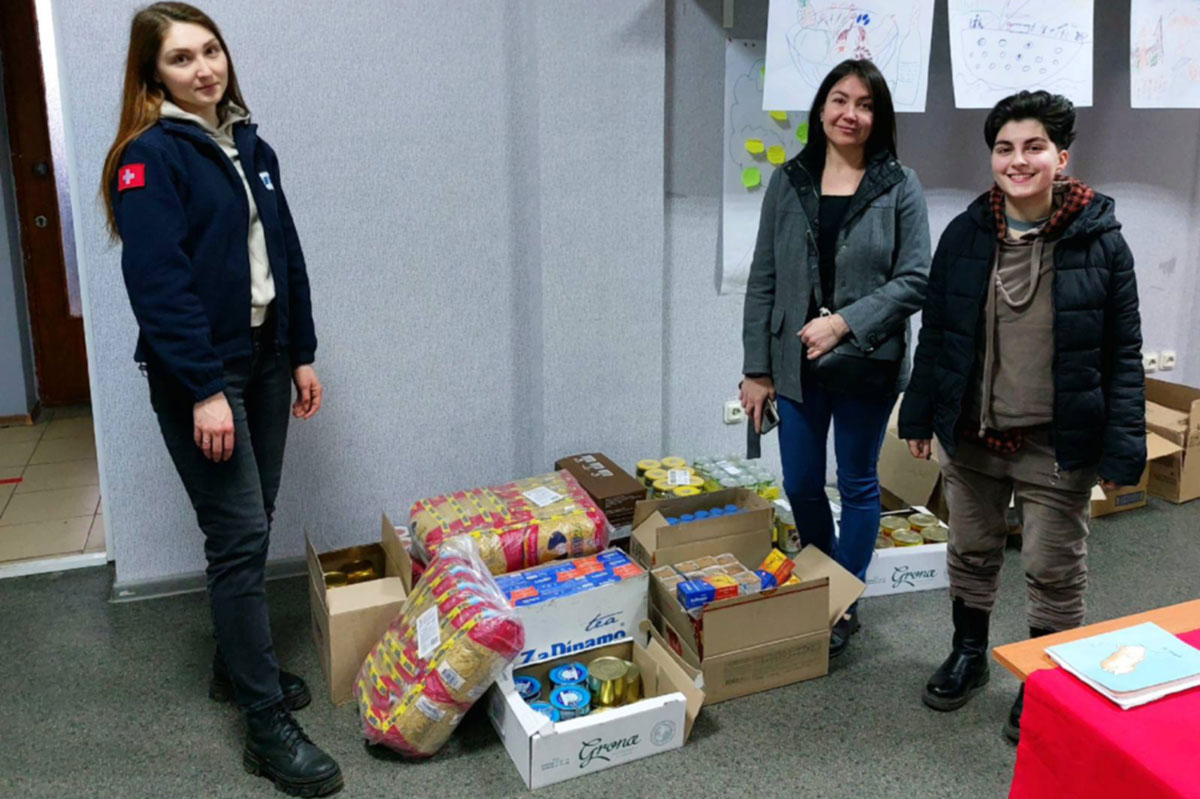 FSD at Sloviansk with food