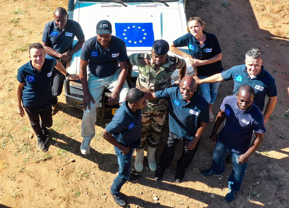 FSD team members in the Central African Republic