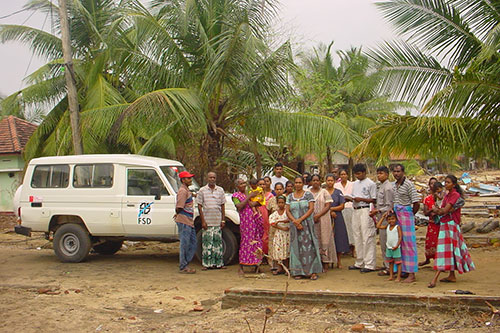 support operation after the tsunami in Sri Lanka.