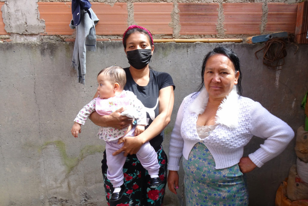 mine victim family in Colombia