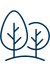 logo protection environnement blue
