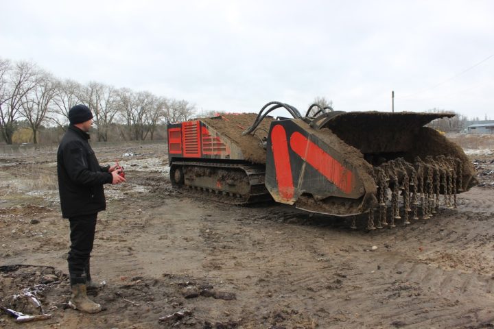MV-10 demining machine in Ukraine