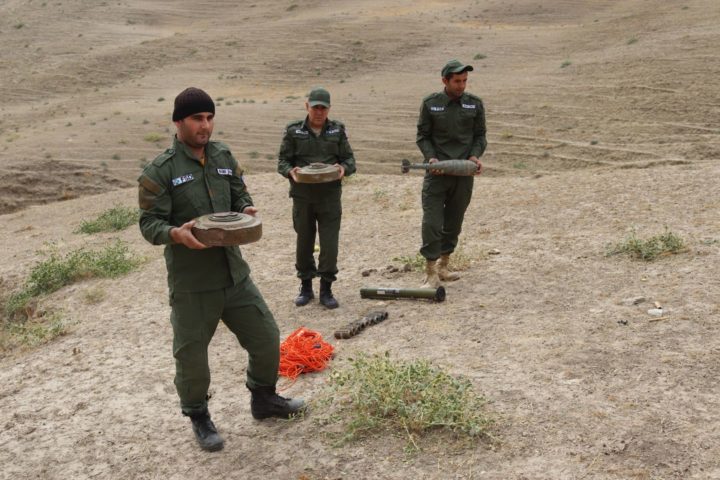 Neutralised ammunition in tajikistan