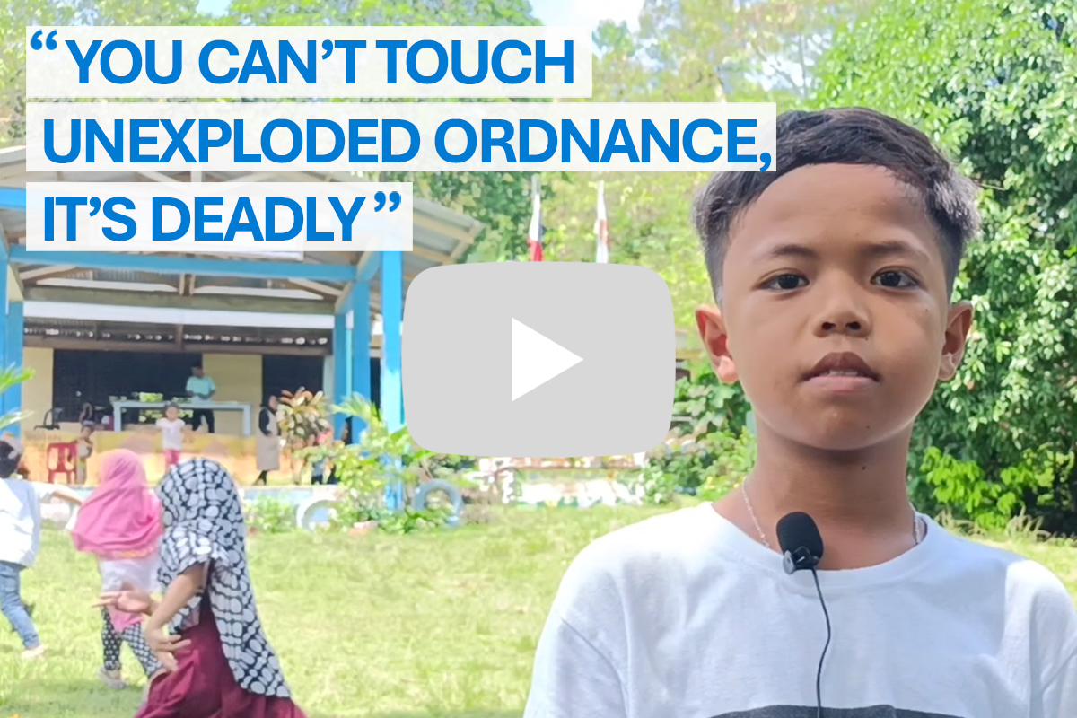 Explosive ordnance risk education video thumbnail