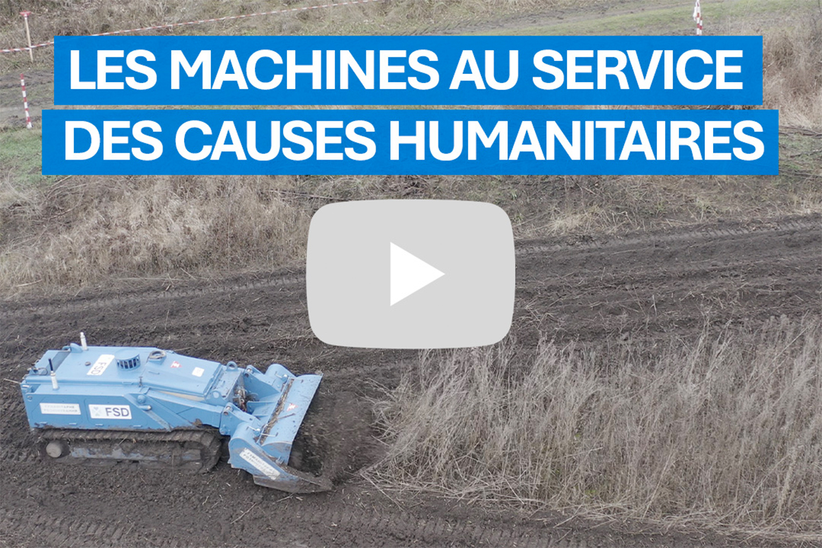 Les machines au service des causes humanitaires - youtube logo red