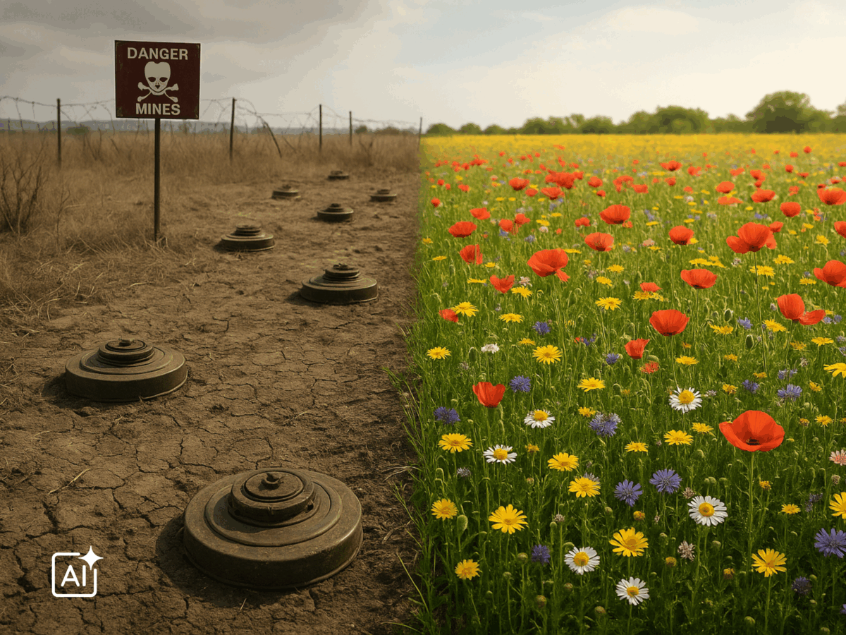 From bombs to blooms From bombs to blooms