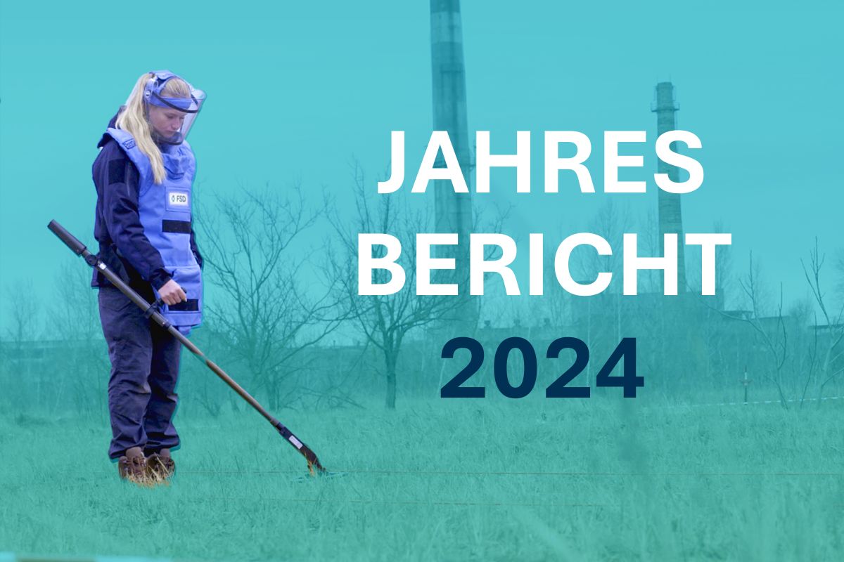 Annual Report - 2024 - cover - DE FSD are you fit to be a deminer quiz